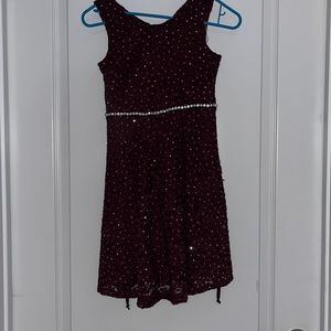 Glittery maroon Speechless brand dress